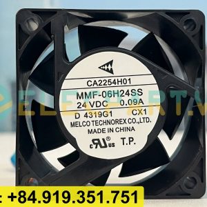 Quạt tản nhiệt MELCO MMF-06H24SS-CX1, 24VDC, 60x60x25mm