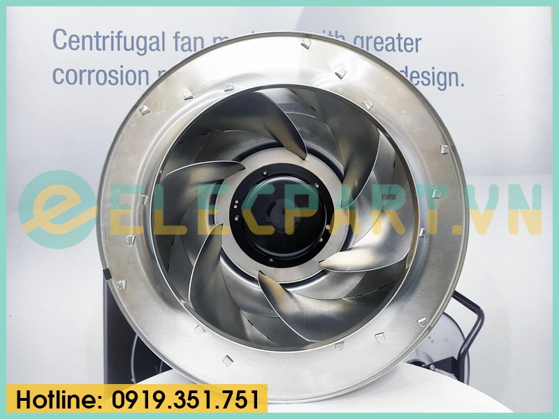 Quạt tản nhiệt EC EBMPAPST R3G400-AD27-61, 230VAC, 400mm