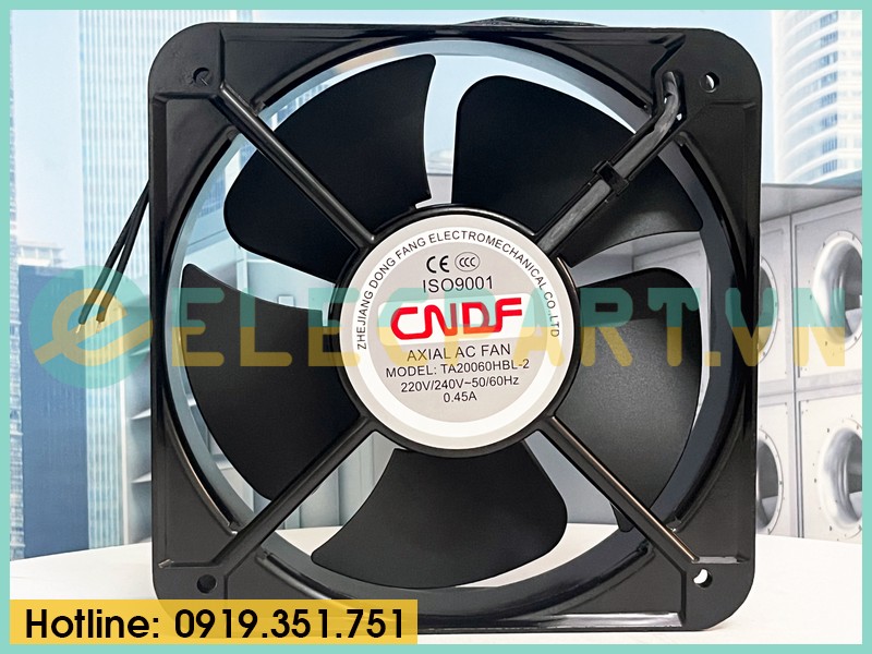Quạt tản nhiệt CNDF TA20060HBL-2, 220-240VAC, 200x200x60mm