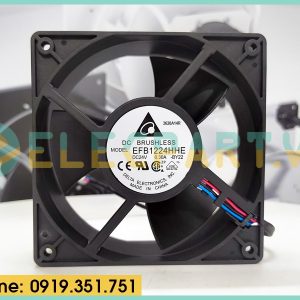 Quạt biến tần DELTA EFB1224HHE, 24VDC, 120x120x38mm