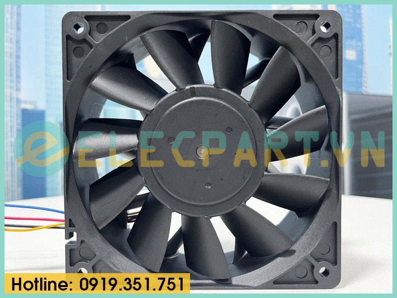 Quạt biến tần DELTA PFB1224GHE, 24VDC, 120x120x38mm