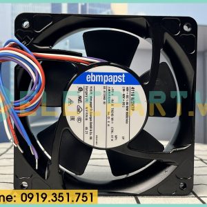 Quạt tản nhiệt DC EBMPAPST 4118N/2H7P, 48VDC, 120x120x38mm