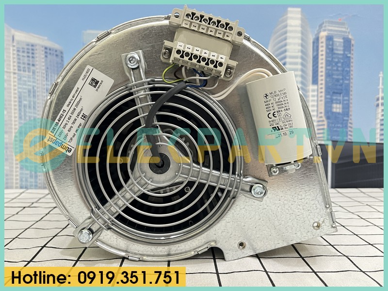 Quạt ly tâm EBMPAPST D2E160-AH02-15, 230VAC, 160mm