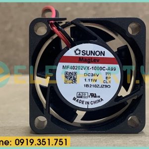 Quạt biến tần SUNON MF40202VX-1000C-A99, 24VDC, 40x40x20mm