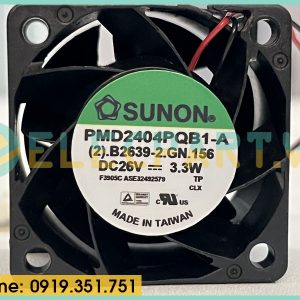 Quạt biến tần SUNON PMD2404PQB1-A, 26VDC, 40x40x28mm