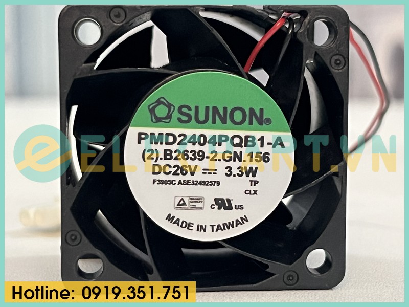 Quạt biến tần SUNON PMD2404PQB1-A, 26VDC, 40x40x28mm