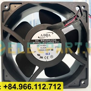Quạt tản nhiệt ADDA AQ1248HB-F51, 48VDC, 120x120x38mm