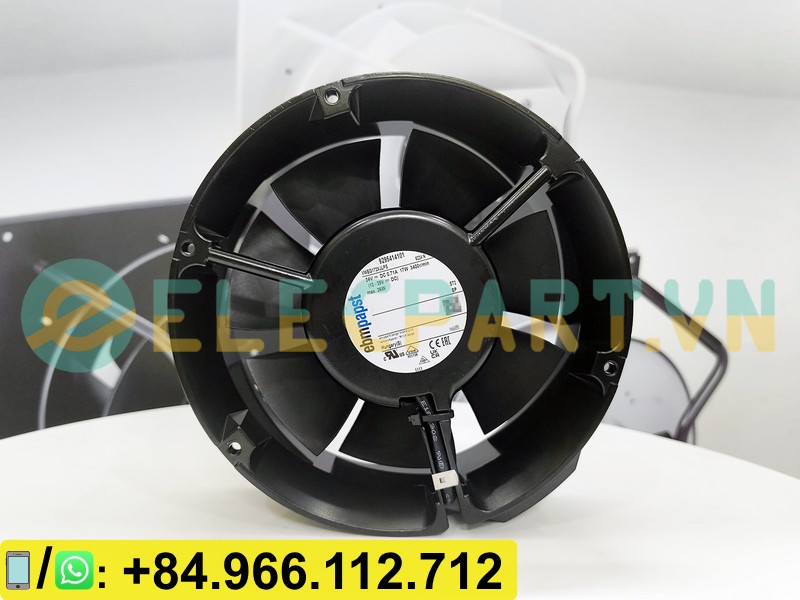 Quạt tản nhiệt EBMPAPST 6224N, 24VDC, 172x51mm