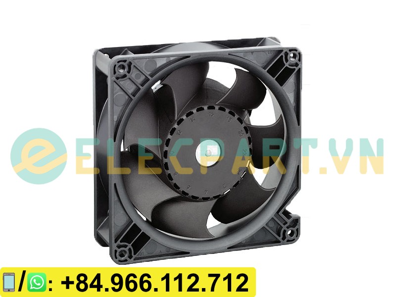 Quạt tản nhiệt EBMPAPST DV5214N, 24VDC, 127x127x38mm