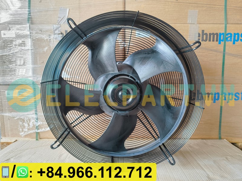 Quạt tản nhiệt EBMPAPST S3G500-ZQ12-90, 3 Pha, 380~480VAC, 500Pa, 12620 m³/h, 500mm