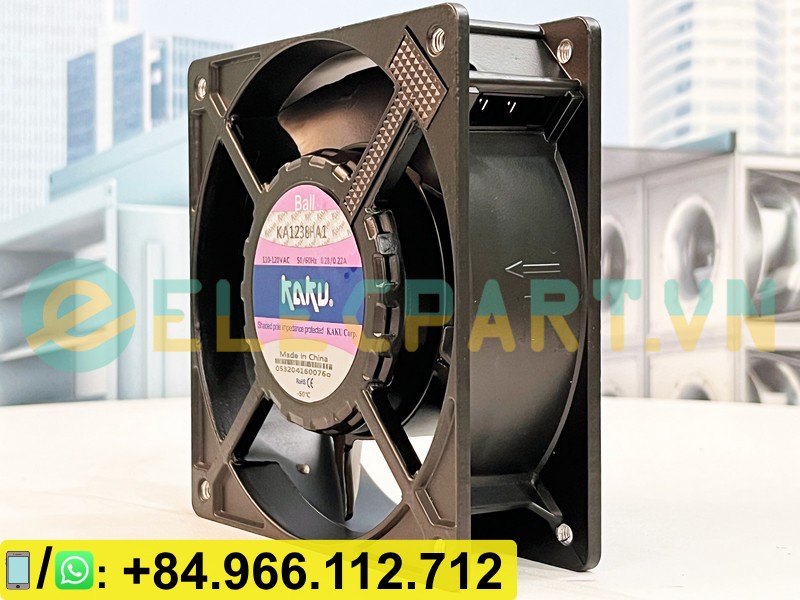 Quạt tản nhiệt KAKU KA1238HA1, 110-120VAC, 120x120x38mm