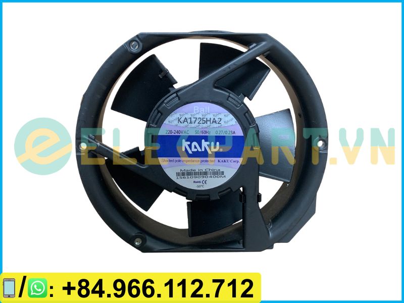 Quạt tản nhiệt KAKU KA1725HA2, 220-240VAC, 172x150x51mm