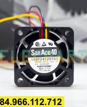 Quạt biến tần SANYO DENKI 109P0412H701, 12VDC, 40x40x15mm