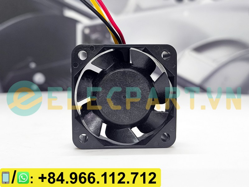 Quạt biến tần SANYO DENKI 109P0412H701, 12VDC, 40x40x15mm