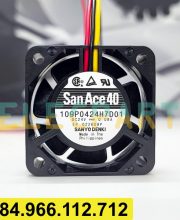 Quạt biến tần SANYO DENKI 109P0424H7D01, 24VDC, 40x40x15mm