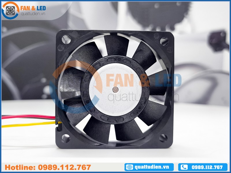Quạt biến tần SANYO DENKI 109P0612S7D01, 12VDC, 60x60x15mm