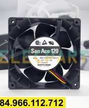 Quạt biến tần SANYO DENKI 9G1224G1D01, 24VDC, 120x120x38mm