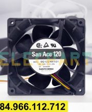 Quạt biến tần SANYO DENKI 9G1224H101, 24VDC, 120x120x38mm