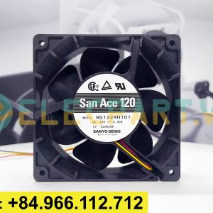 Quạt biến tần SANYO DENKI 9G1224H101, 24VDC, 120x120x38mm