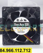 Quạt biến tần SANYO DENKI 9G1224H1D01, 24VDC, 120x120x38mm