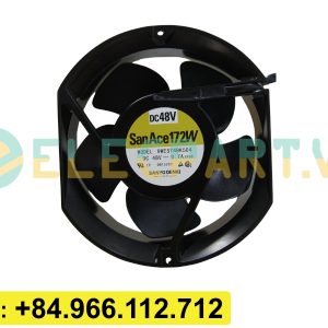 Quạt chống nước SANYO DENKI 9WE5748K504, 48VDC, 172x150x51mm