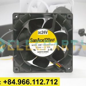 Quạt chống nước SANYO DENKI 9WF1224H1D01, 24VDC, 120x120x38mm