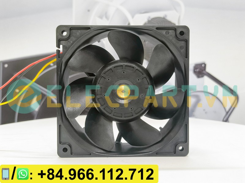 Quạt chống nước SANYO DENKI 9WF1224H1D01, 24VDC, 120x120x38mm