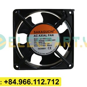 Quạt tản nhiệt SAKAGUCHI GH12038HA2SL, 220VAC, 120x120x38mm