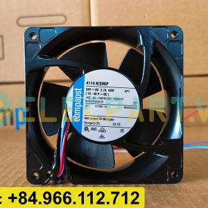 Quạt tản nhiệt EBMPAPST 4114N/2H6P, 24VDC, 120x120x38mm