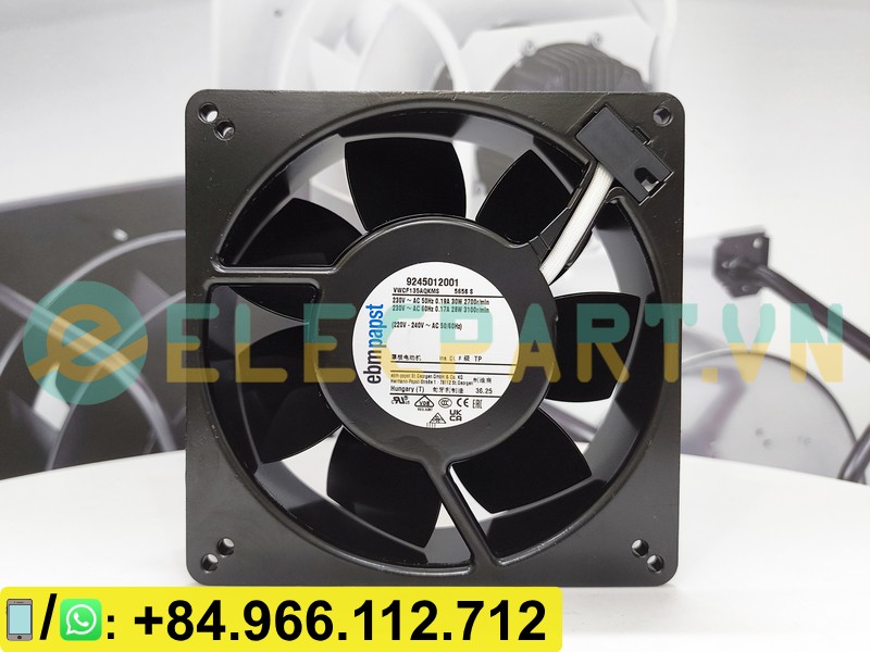 Quạt tản nhiệt EBMPAPST 5656S, 230VAC, 135x135x38mm