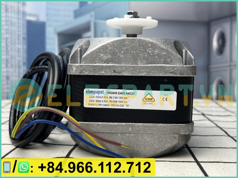 Motor quạt EBMPAPST M4Q045-DA05-A4/C01 dùng cho tủ đông, 230VAC