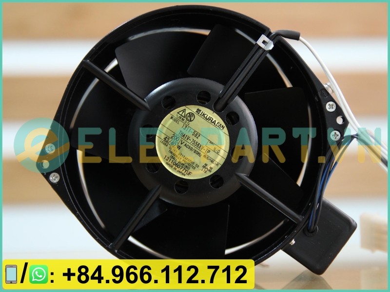 Quạt tản nhiệt IKURA THA1-7556X-TP, 200VAC, 172x150x55mm