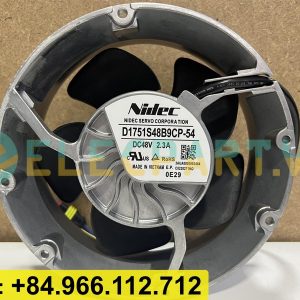 Quạt biến tần NIDEC D1751S48B9CP-54, 48VDC, 172x51mm