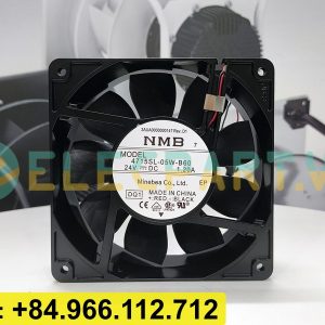 Quạt tản nhiệt NMB 4715SL-05W-B60, 24VDC, 120x120x38mm