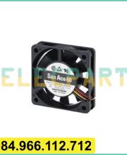 Quạt tản nhiệt SANYO DENKI 109P0624H7D01, 24VDC, 60x60x15mm