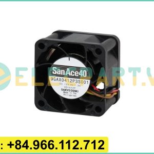 Quạt biến tần SANYO DENKI 9GAX0412P3S001, 12VDC, 40x40x28mm