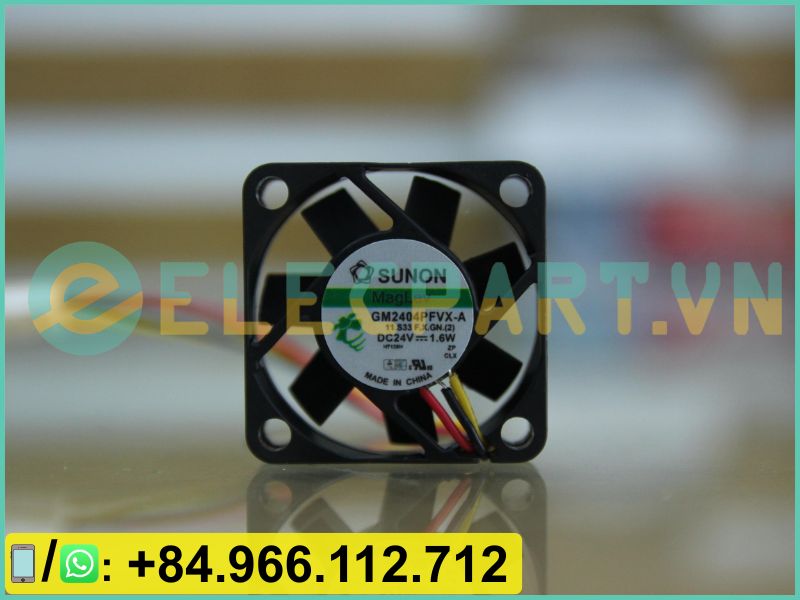 Quạt biến tần SUNON GM2404PFVX-A, 24VDC, 40x40x10mm