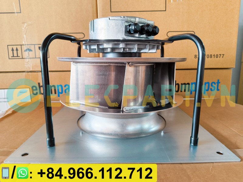 Quạt cho AHU EBMPAPST K3G280-AU11-C3, 3 Pha, 380~480VAC, 1030Pa, 3935m³/h