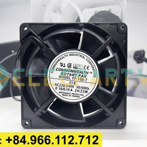 Quạt tản nhiệt COMMONWEALTH FP-108-7 S1-B, 220-240VAC, 127x127x38mm