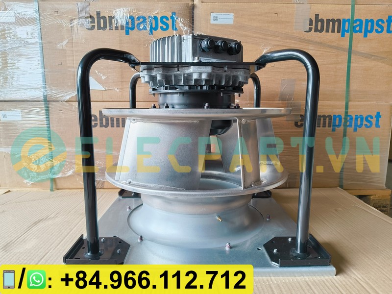 Quạt cho AHU EBMPAPST K3G400-PA27-71, 3 Pha, 380~480VAC, 1400Pa, 11200m³/h