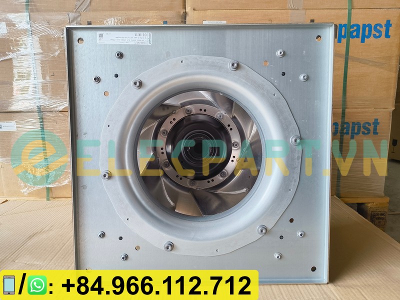 Quạt cho AHU EBMPAPST K3G400-PA27-71, 3 Pha, 380~480VAC, 1400Pa, 11200m³/h