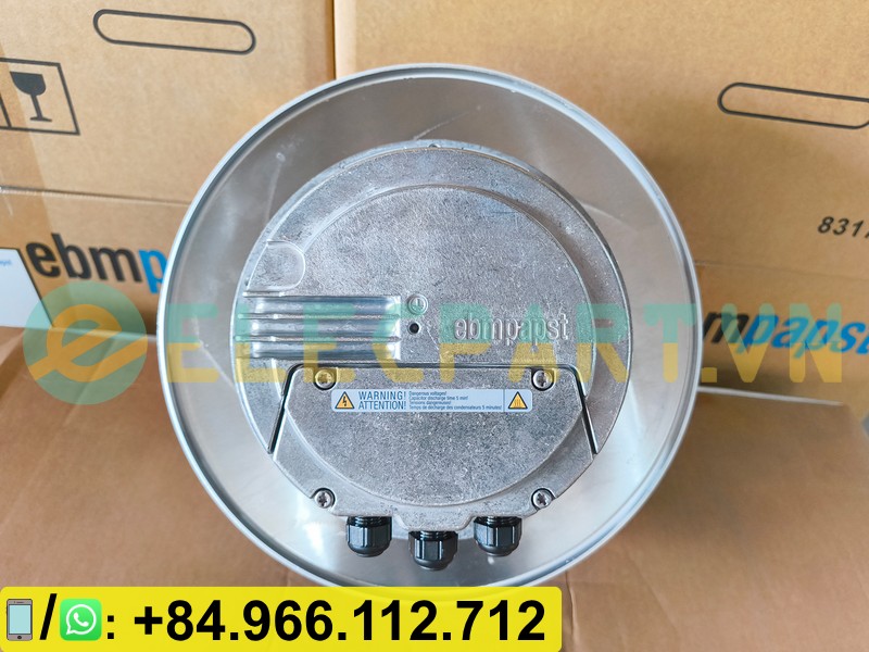 Quạt cho FFU EBMPAPST R3G280-AU11-C1, 3 Pha, 380~480VAC, 1000Pa, 3935m³/h