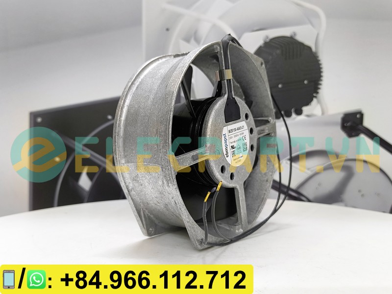 Quạt tản nhiệt EBMPAPST W2S130-AA03-21, 230VAC, 172x150x55mm
