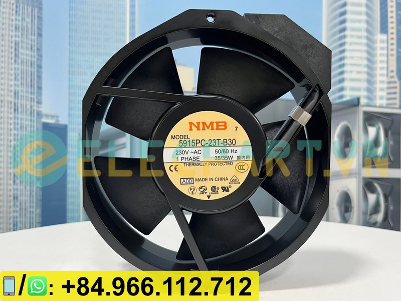 Quạt tản nhiệt NMB 5915PC-23T-B30, 230VAC, 172x150x38mm
