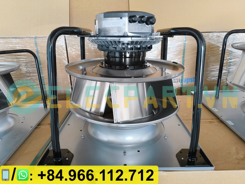 Quạt cho AHU EBMPAPST K3G450-PB29-N1, 3 Pha, 380~480VAC, 2100Pa, 16500m³/h