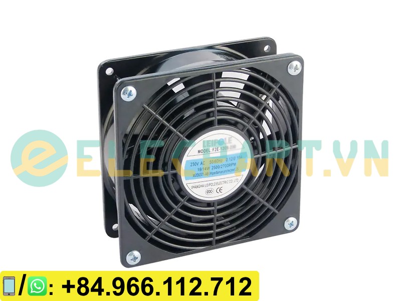 Quạt tản nhiệt LEIPOLE F2E-120S-115, 115VAC, 120x120x38mm