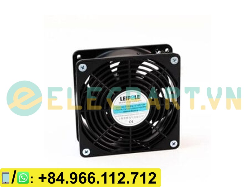Quạt tản nhiệt LEIPOLE F2E-120S-24, 24VDC, 120x120x38mm