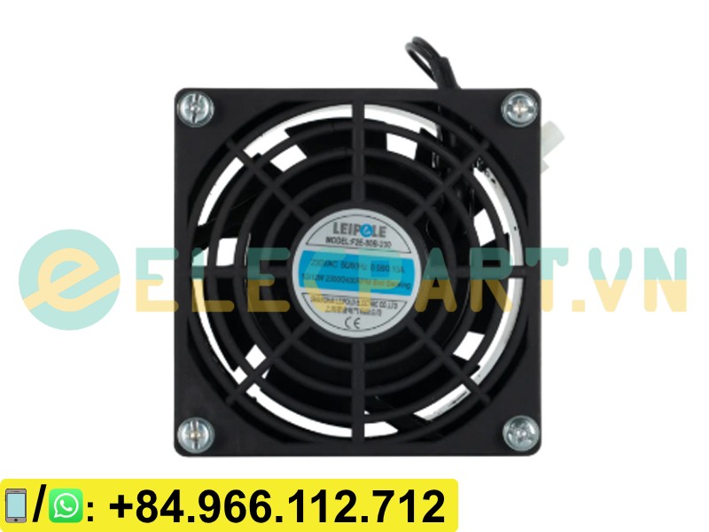 Quạt tản nhiệt LEIPOLE F2E-80B-115, 115VAC, 80x80x38mm