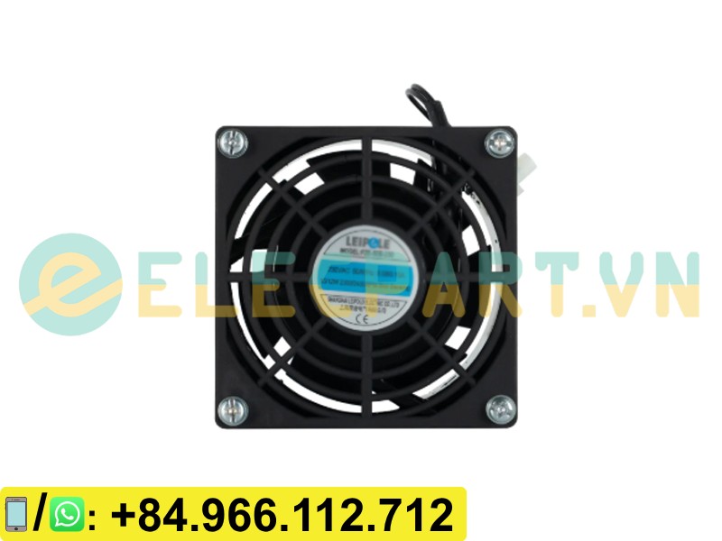 Quạt tản nhiệt LEIPOLE F2E-80B-24, 24VDC, 80x80x38mm