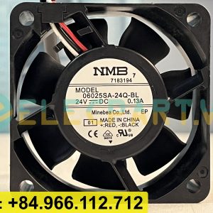 Quạt tản nhiệt NMB 06025SA-24Q-BL, 24VDC, 60x60x25mm